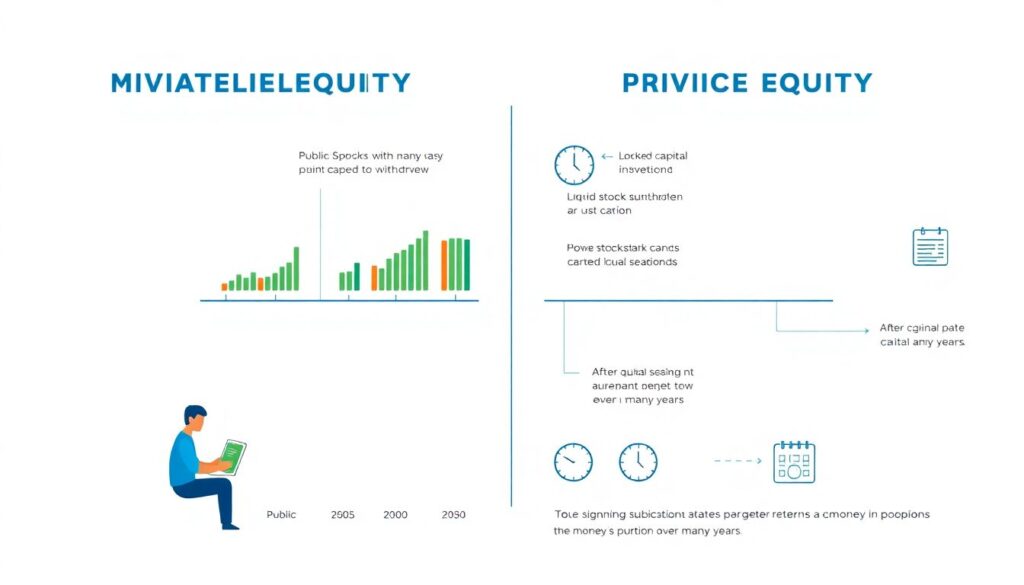 Private equity vs публичный рынок: сравнительный анализ доходности и рисков для инвестора - иллюстрация