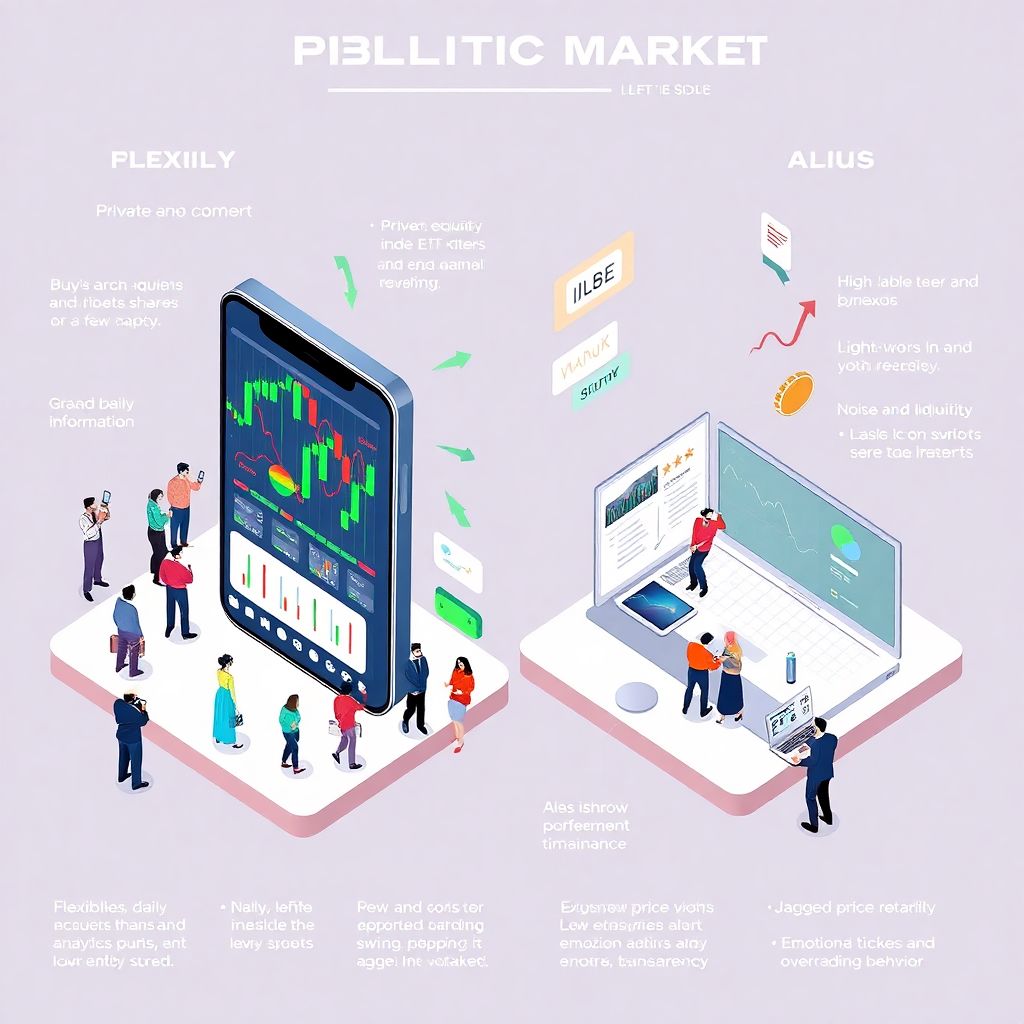 Private equity vs публичный рынок: сравнение доходности и рисков для инвестора