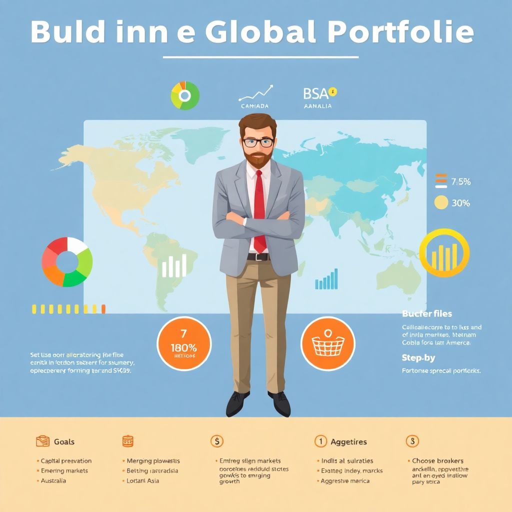 Диверсифицированный глобальный портфель: баланс развитых и развивающихся рынков