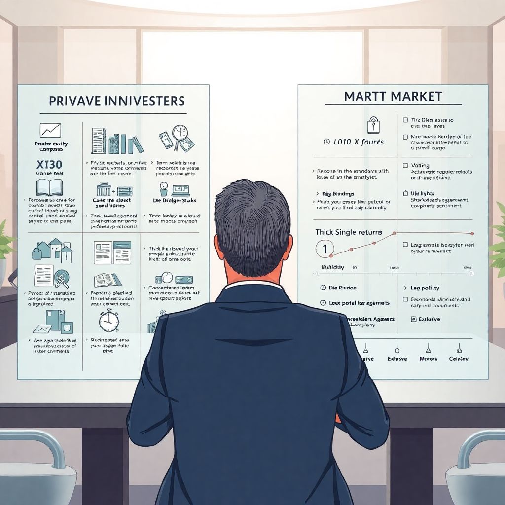Инвестиции в частные компании и публичный рынок: выбор для состоятельных клиентов