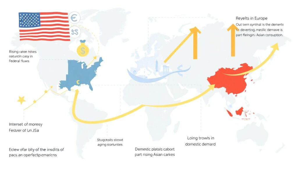 Глобальное перераспределение капитала: как меняются финансовые потоки между США, Европой и странами Азии - иллюстрация