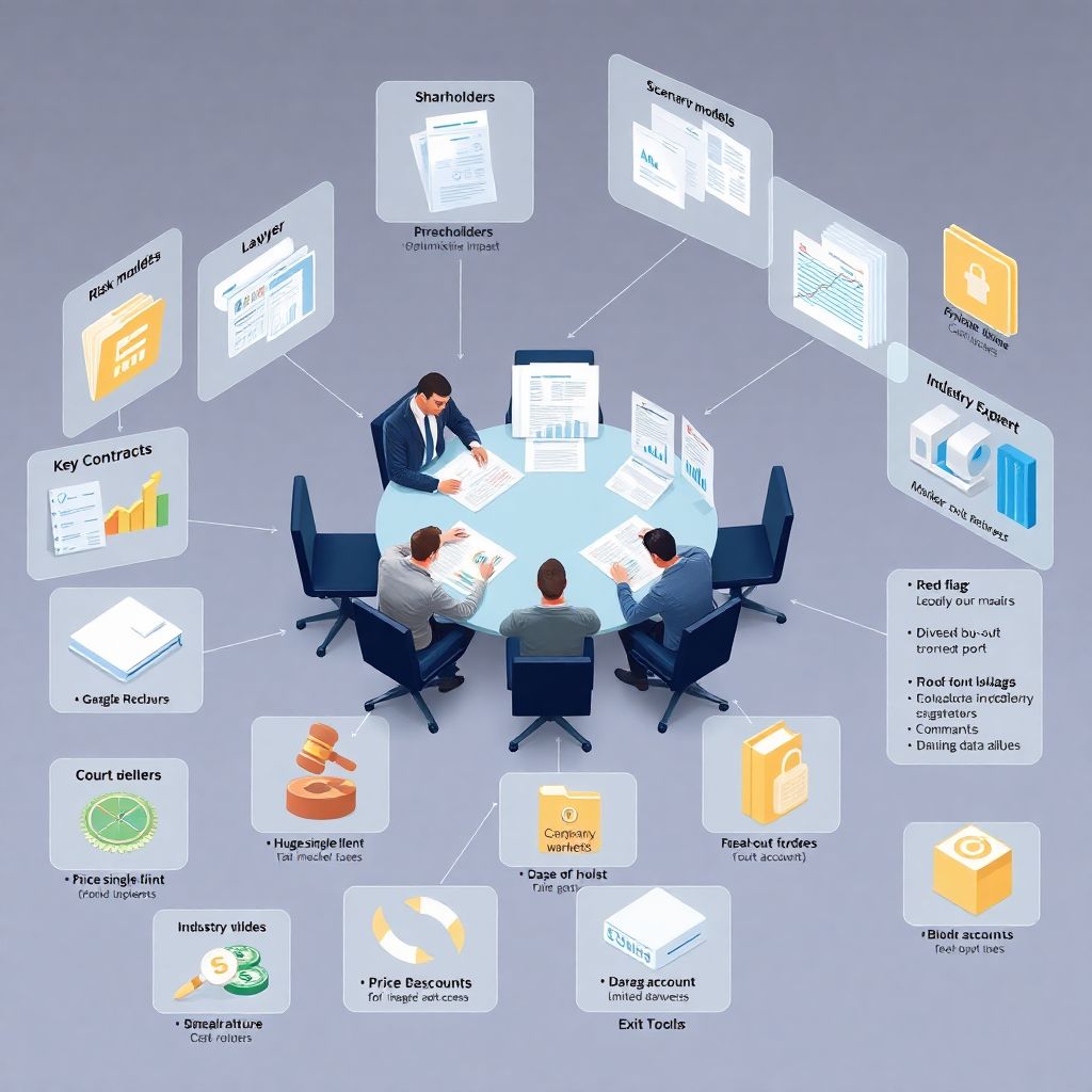 Анализ рисков в прямых инвестициях: чек-лист для сделок M&a и выкупа долей