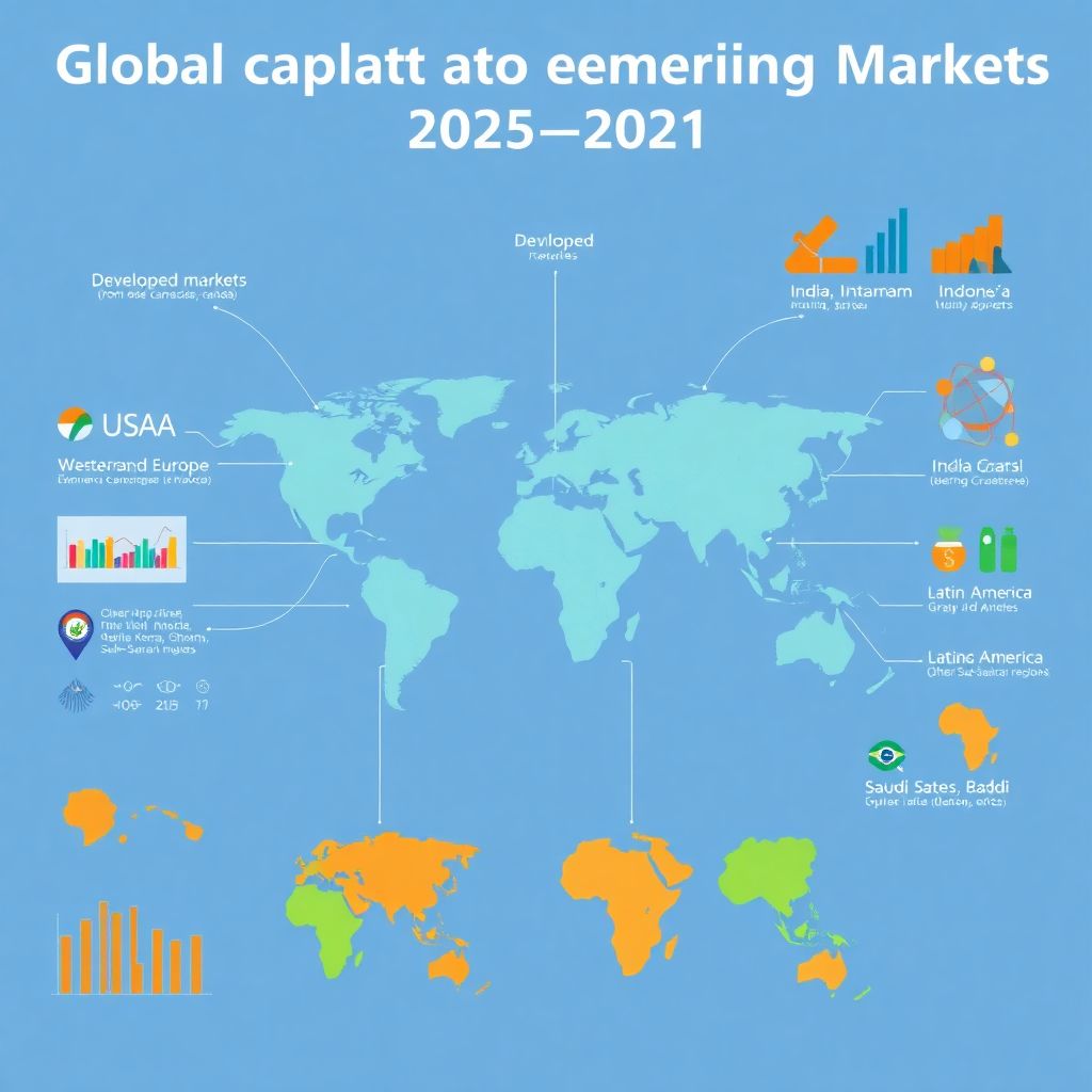 Глобальный сдвиг капитала: рынки развивающихся стран точки роста