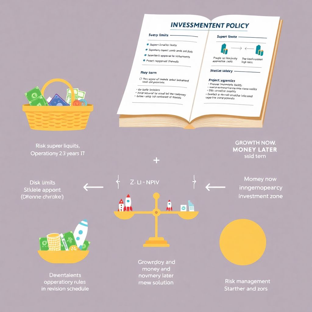 Инвестиционная политика компании: как найти баланс роста, риска и ликвидности